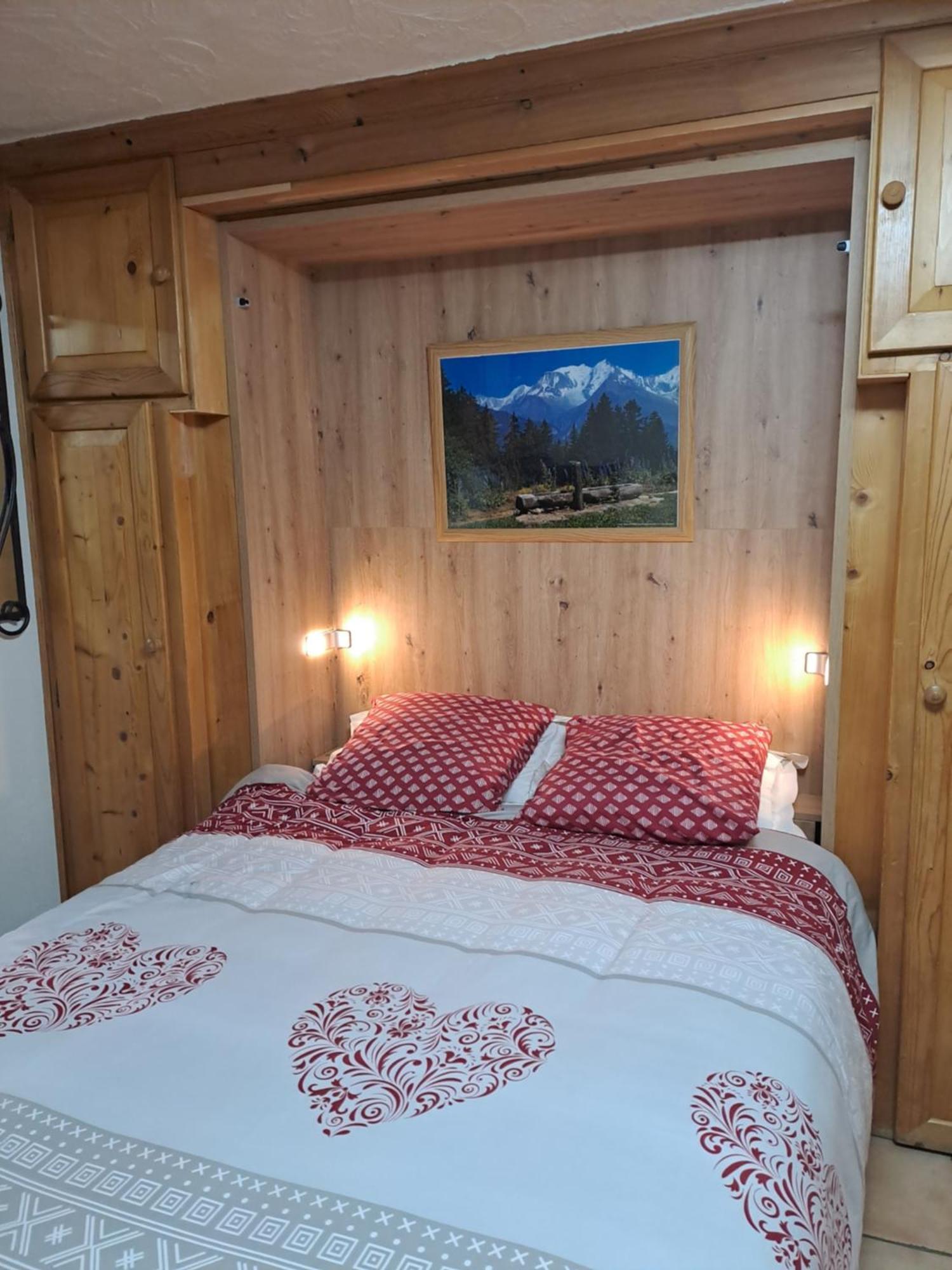 A4 km de Megève très joli studio avec jacuzzi ,vue sur les montagnes au calme Praz-sur-Arly Extérieur photo